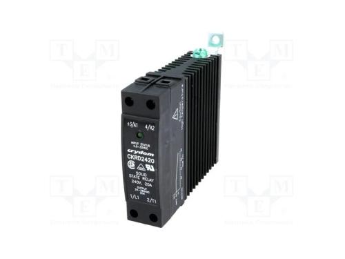 Relé: Semicondutores, Ucoma: 4÷32vdc, 20a, 24÷280vac, -40÷80c