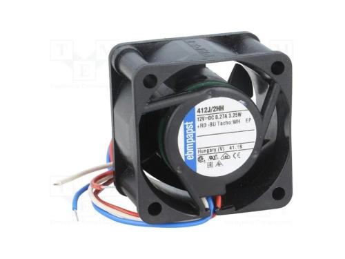 Ventilador: Dc, Transversal, 12vdc, 40x40x25mm, 24m3/H, 46dba