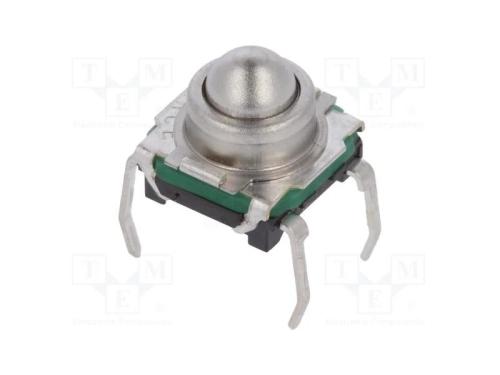 Microinterruptor TACT, SPST-NO, Pos: 2, 0,05A/32V.