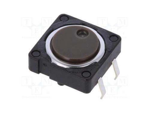 Microinterruptor TACT, SPST, Pos: 2, 0,05A/12VDC,.