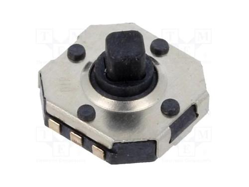 Microinterruptor TACT, SPST-NO, Pos: 2, 0,05A/12V.