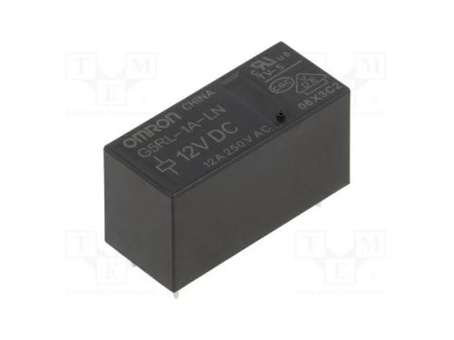 Relé: Eletromagnético, Spst-No, Ubobina: 12vdc, 12a/250vac, Pcb