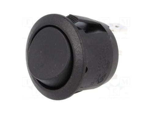 ROCKER, SPDT, Pos: 2, ON-ON, 10A/250VAC, preto, n.