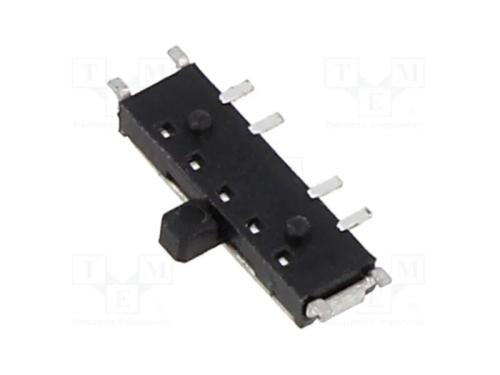 Interruptor: de corrediça, Pos: 3, SP3T, 0,3A/6VD.