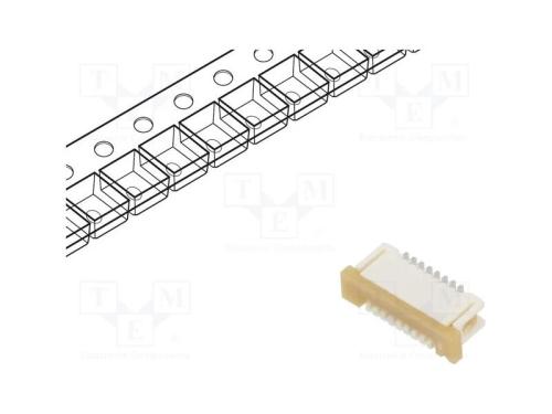 Conector: FFC/FPC, verticais, PIN: 8, ZIF, SMT, E.