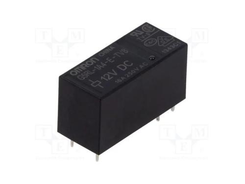 Relé: Eletromagnético, Spst-No, Ubobina: 12vdc, 16a/250vac, Pcb