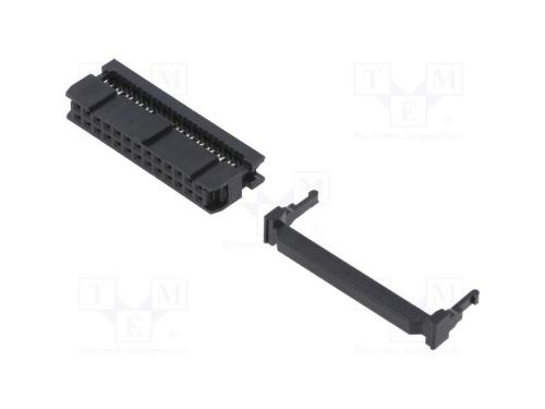 Ficha, Idc, Fêmea, Pin: 26, Idc, para Fita, 1,27mm, Gold Flash