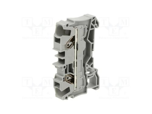 Conector: de carril, 0,5÷6mm2, faixas: 1, braçade.
