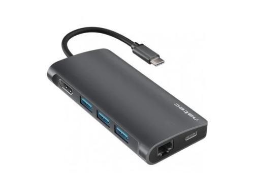 Hub Usb-C 8 In 1 Natec Fowler 2 3x Usb 3.0 Hub H.