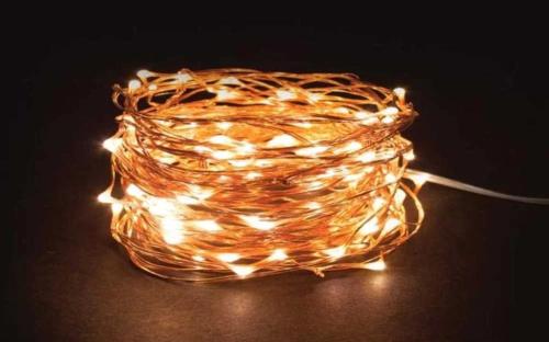 Microlight LED - 12 M - 120 Lâmpadas Branco Quente