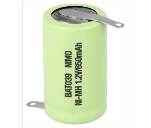 Bateria Recarregável Ni-Mh 1/2AA 600ma Bat039