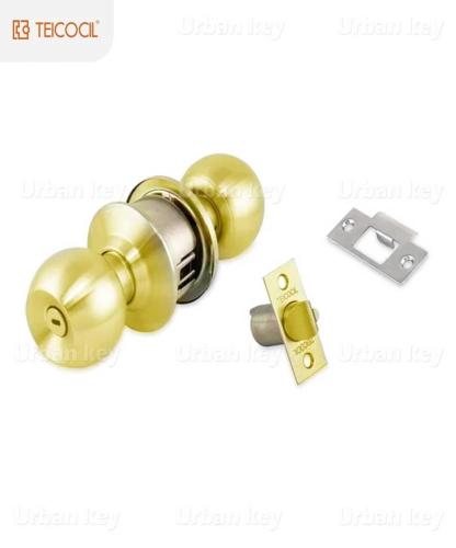 Fechadura 8710 Tubular Sem Chave Latão Polido