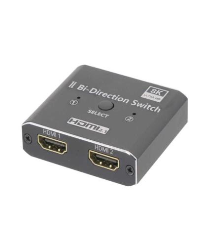 Switch/Divisor (Bidirecional) 1x2 / 2x1 8k@60hz.