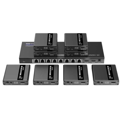 Separador-Extensor Hdmi1x8 - 1 Transmissor / 8 Re.