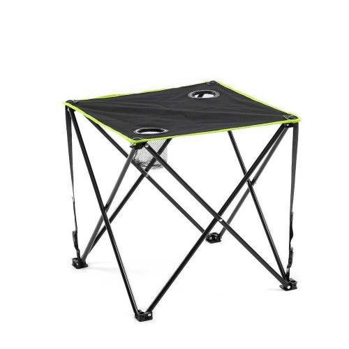 Mesa de Acampamento Dobrável Têxtil com Capa Cafo.