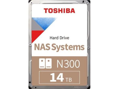 Disco Rígido Interno Toshiba N300 NAS de 14TB