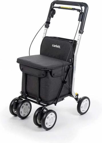 Carrinho de Compras Carlett Comfort Volcano Preto