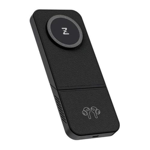 Carregador sem fio INVZI MGF7B 3 em 1 - 15 W Preto
