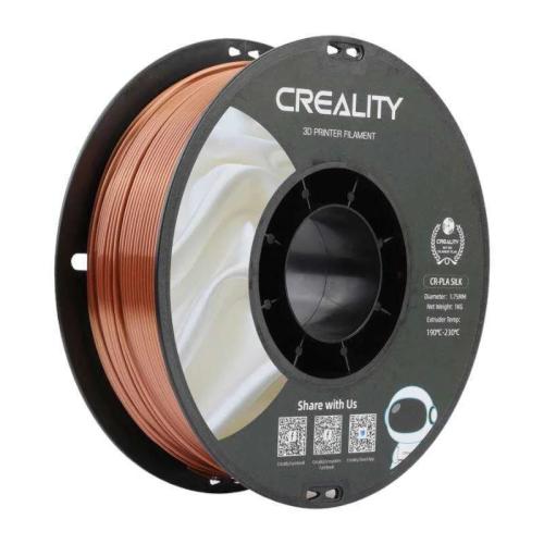 Filamento PLA Creality Silk - 1.75mm - 1kg Marrom