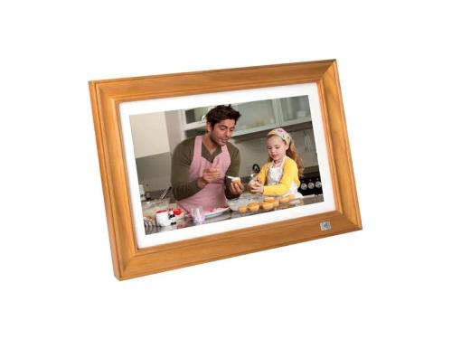 Moldura Digital Kodak RWF-141 Wi-Fi Madeira Escura