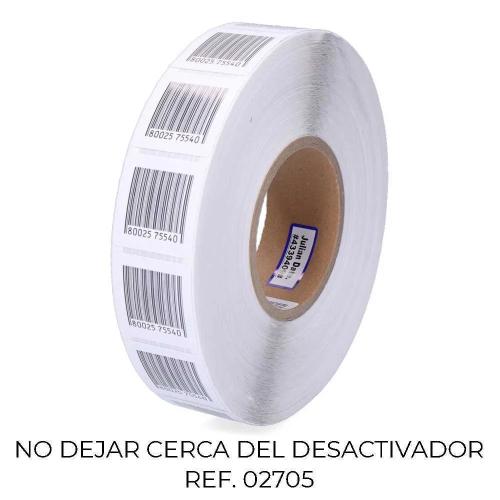 Pack 2000 Etiquetas Anti-Roubo 410 Branca 7909949