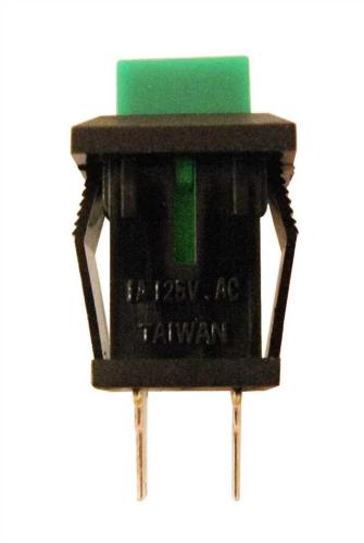 Botão de Pressão Quadrado, Normalmente Fechado, 125v. 1a,.