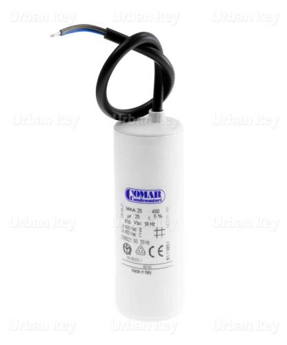 Condensador 25Uf 450V Mka Cabo