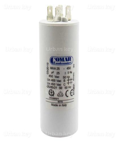 Condensador 25Uf 450V Mka Terminais