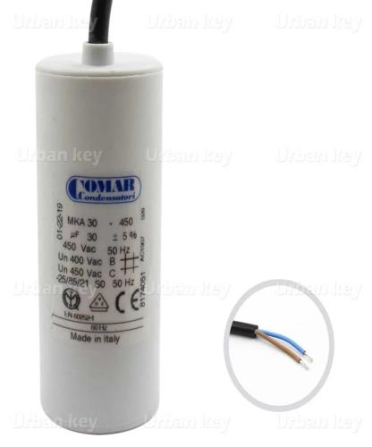 Condensador 30Uf 450V Mka Cabo