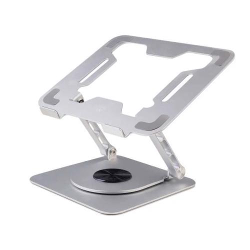 Suporte de Portátil Ewent Ew1267 Aluminum C/ Rotação 360º Prateado