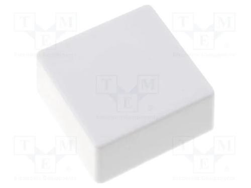 Tecla, apertado, 5,5mm, -25÷70C, quadrada, branca.