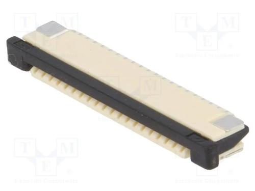 Conector: FFC/FPC, horizontais, PIN: 20, contacto.