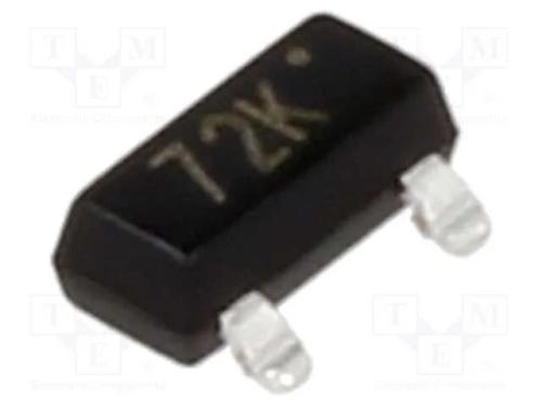 Trans&iacute;stor: N-Mosfet; Unipolar; 60v; 340ma; 350mw; Sot23