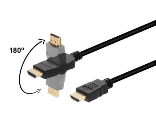 Conexión Hdmi 2.0b 4k Hi-Speed Macho - Macho Giro.
