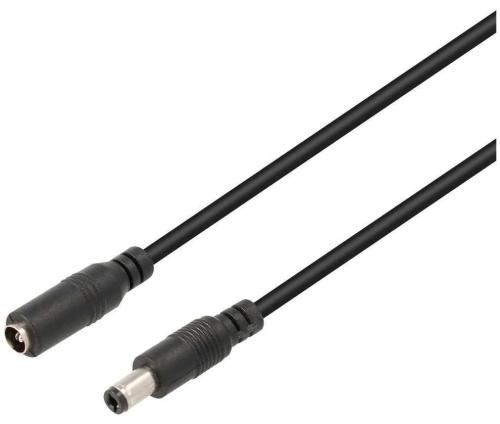 Conexión Jack Hueco 5.5x2.1mm Macho - Hembra 10.0m