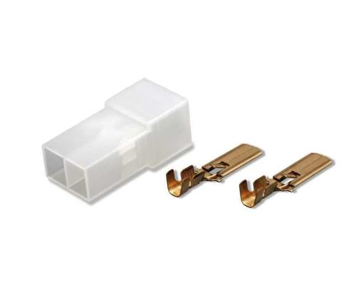 Conector Aéreo Faston Macho, 2 Pines