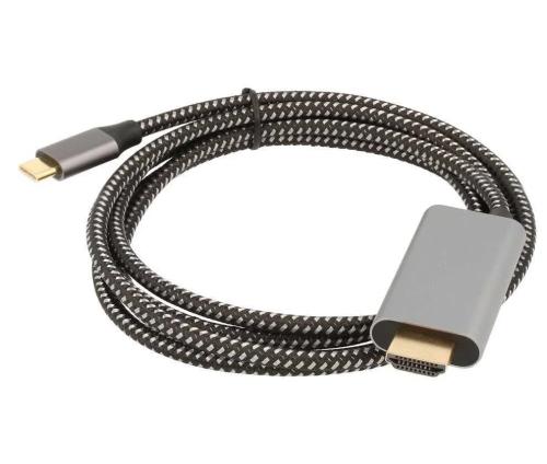 Conexión Usb-C Macho - Hdmi Macho 4k Con Salida U.