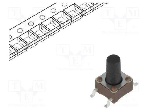 Microinterruptor TACT, SPST-NO, Pos: 2, 0,05A/24V.