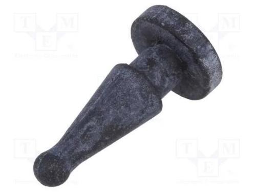 Conectores para Ventiladores e Capas; Øaber.Mont: 5mm; Preta