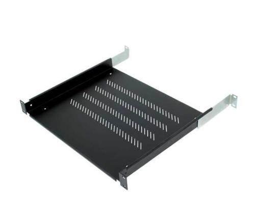TRITON 19" SHELF 1U 750MM 80KG PLASTIC BLACK