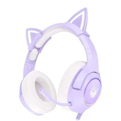 Auricular K9 Cat-Ear Roxo