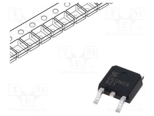 Trans&iacute;stor: N-MOSFET, unipolar, 30V, 51A, 54W, DP.