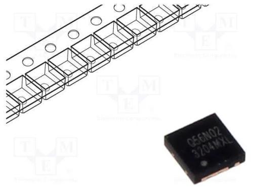Trans&iacute;stor: N-MOSFET x2, unipolar, DFN3030-8, dre.