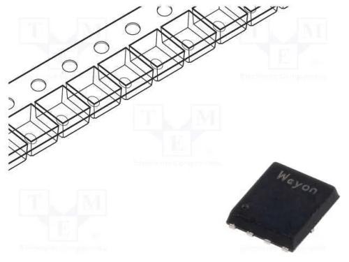 Trans&iacute;stor: N-MOSFET, unipolar, PDFN5060-8
