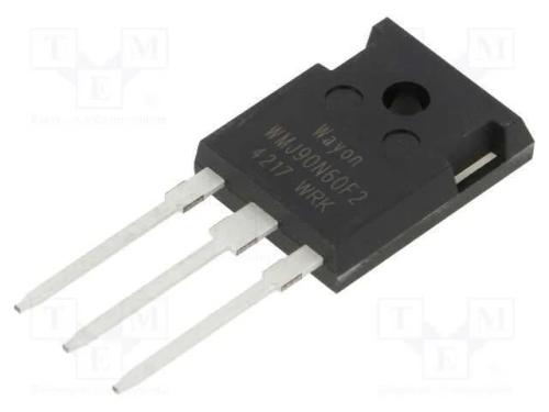 Trans&iacute;stor: N-Mosfet; Wmos F2; Unipolar; 600v; 50a; Idm: 295a; 430w