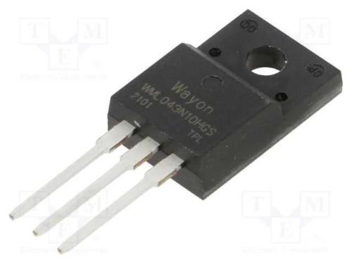 Trans&iacute;stor: N-MOSFET, unipolar, TO220FP