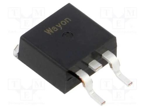 Trans&iacute;stor: N-MOSFET, unipolar, TO263