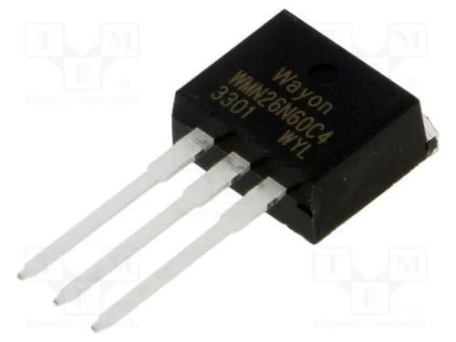 Transístor: N-Mosfet; Wmos C4; Unipolar; 600v; 10,5a; Idm: 40a