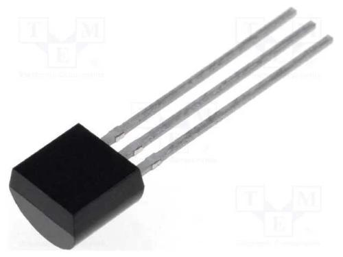 Transístor: N-Mosfet; Unipolar; 60v; 0,6a; 0,7w; To92