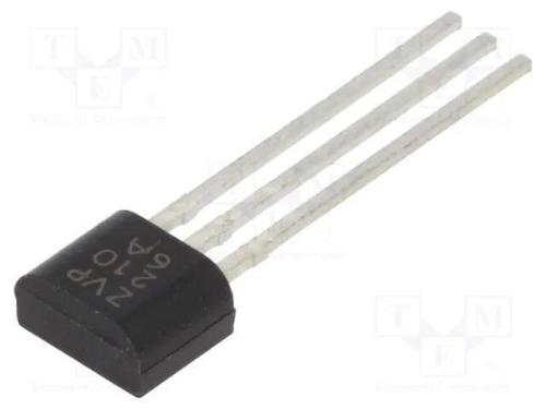 Transístor: P-Mosfet; Unipolar; -60v; -0,28a; Idm: -4a; 0,7w; To92